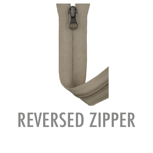 REVERSED-ZIPPER Zipper On The Inside[System]