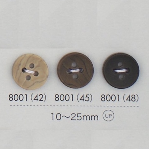8001 Polyester Resin 4-hole Button DAIYA BUTTON(DAIYA BUTTON)