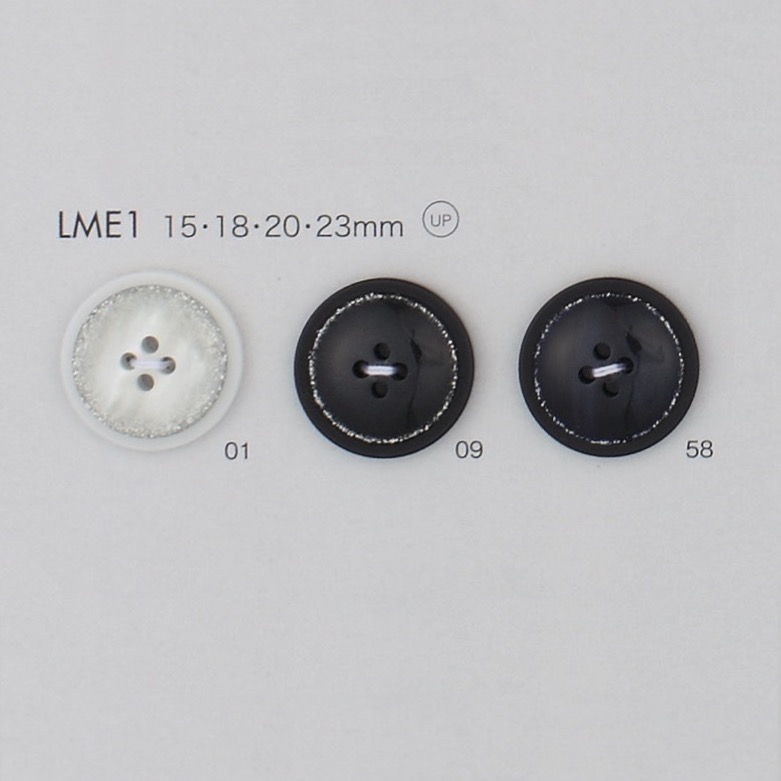 LME1 Polyester Resin 4-hole Button DAIYA BUTTON(DAIYA BUTTON)