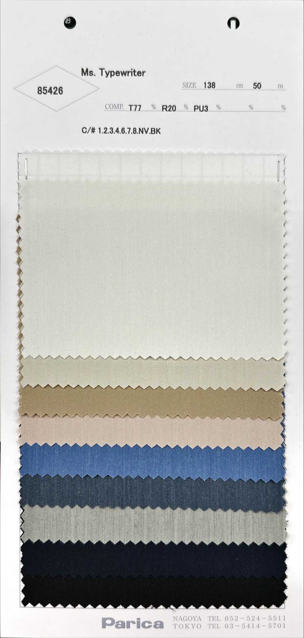 85426 Ms. Typewritter Cloth[Textile / Fabric] Parika