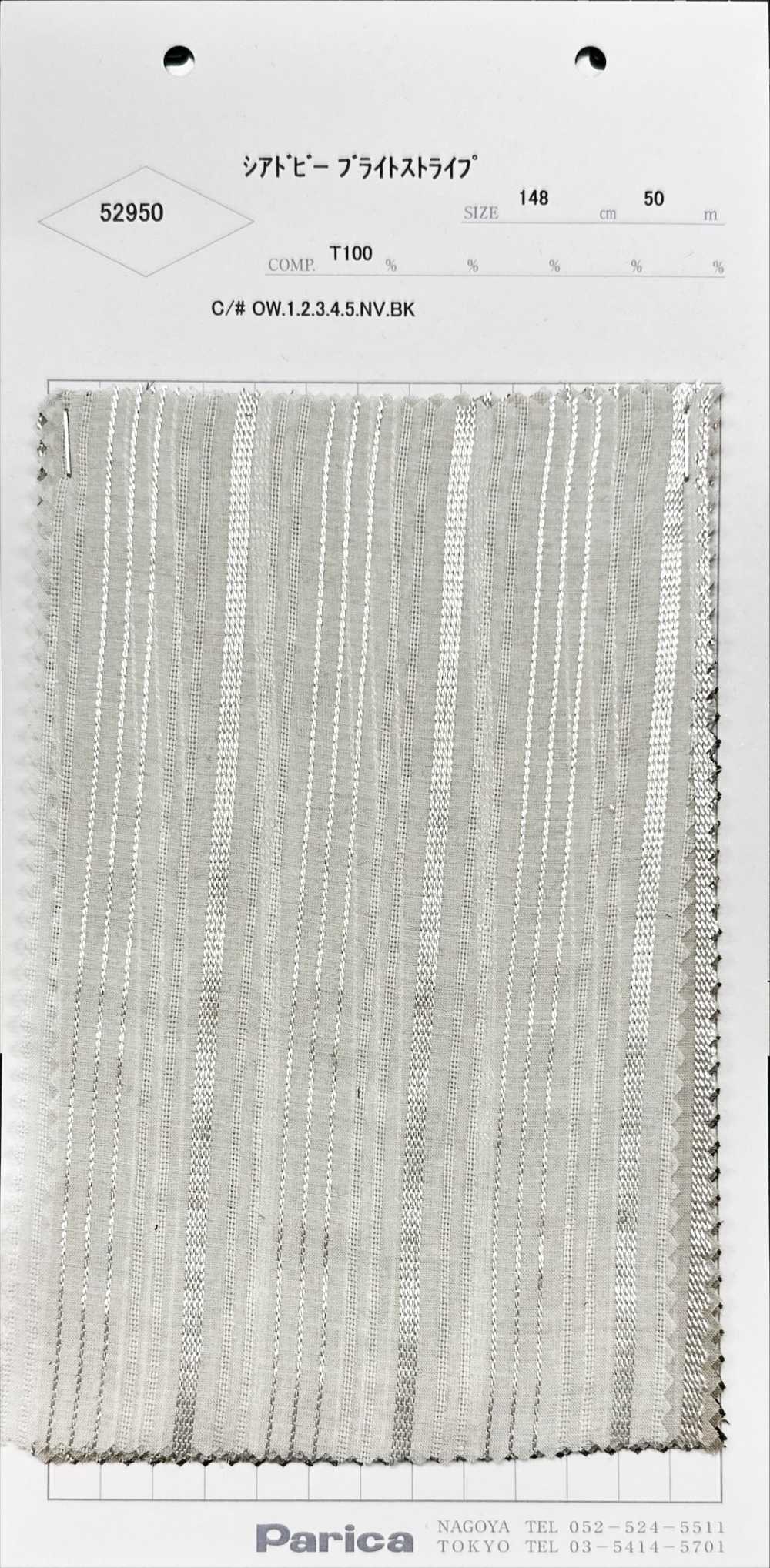 52950 Sheared Dobby Bright Stripe[Textile / Fabric] Parika