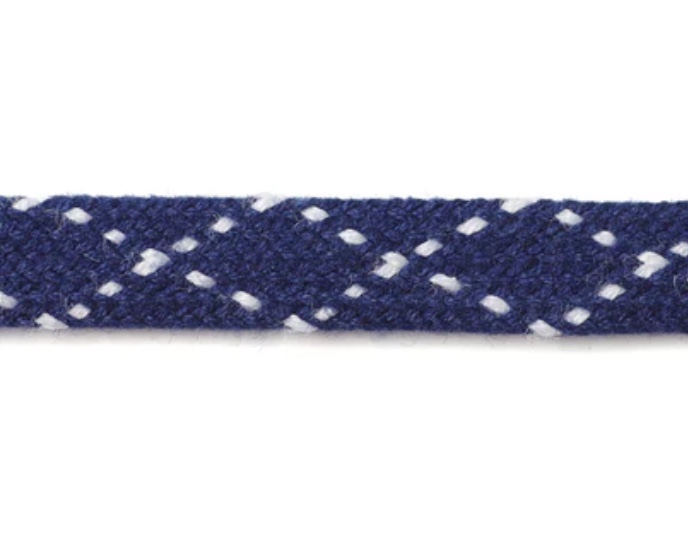 IND02 Indigo Cord 8mm[Ribbon Tape Cord] Cordon
