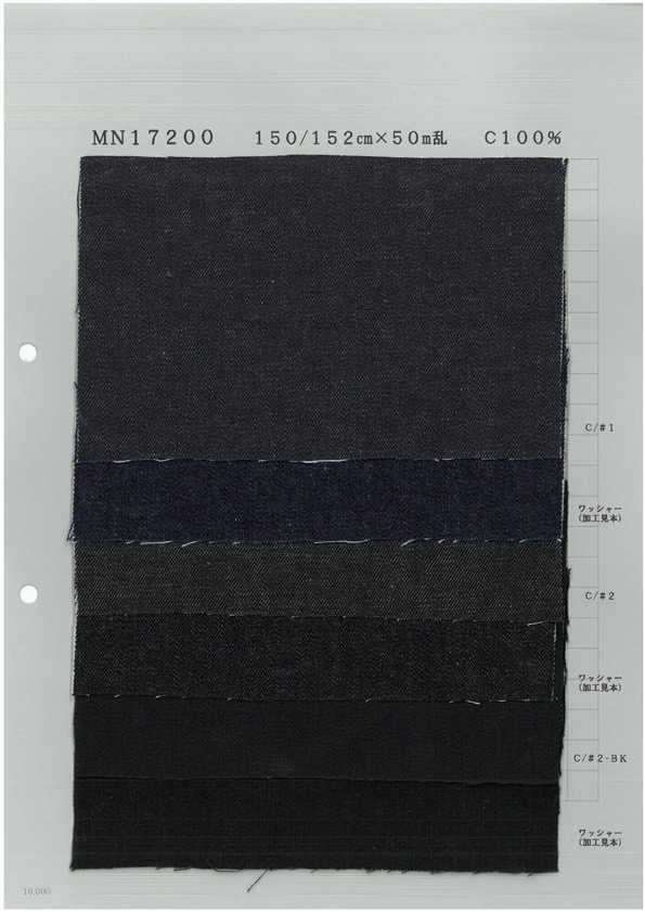 MN17200 Washed Denim 8 Oz[Textile / Fabric] Yoshiwa Textiles