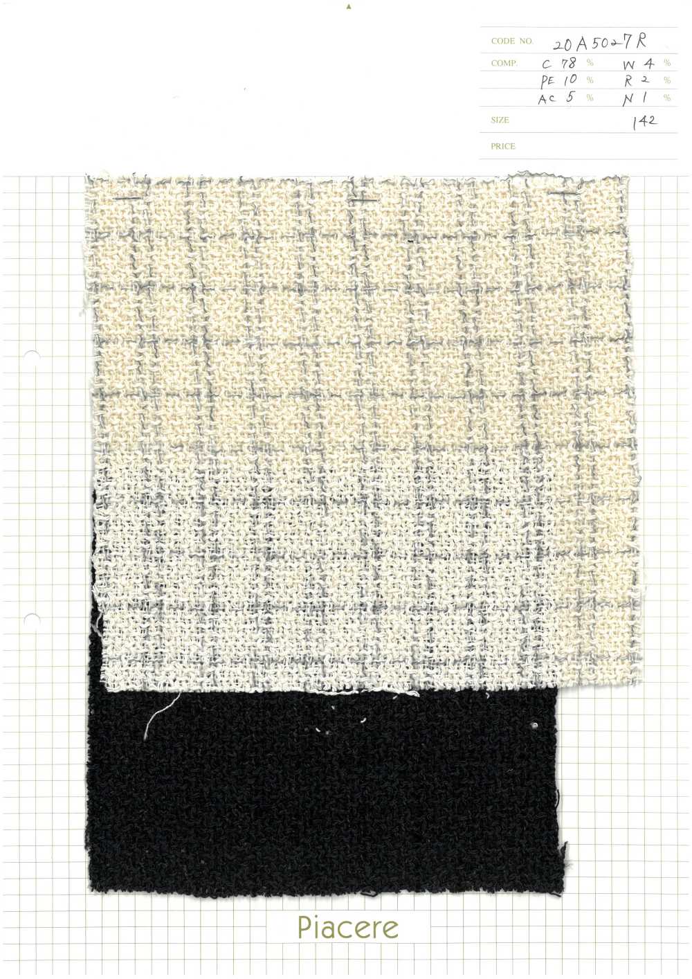 20A5027R Bright Tweed[Textile / Fabric] Piacere