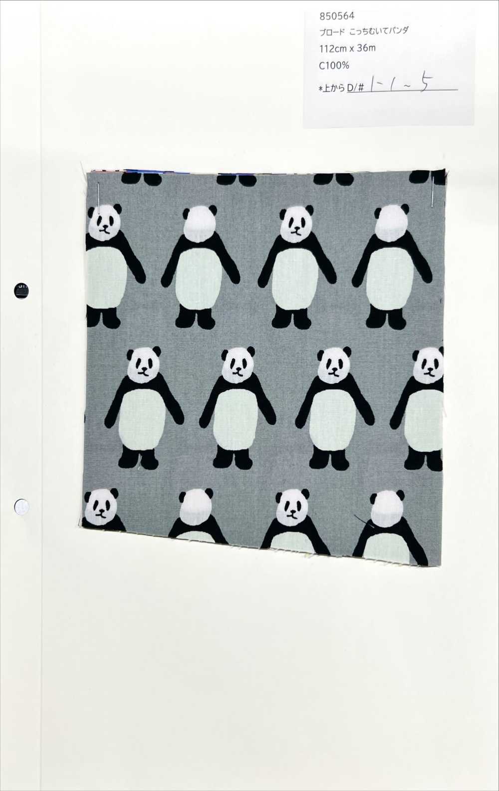 850564 Broadcloth Look This Way Panda[Textile / Fabric] VANCET