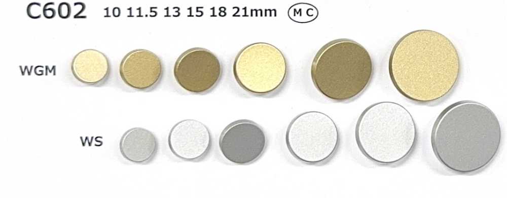 C602 Metal Button Painted Finish DAIYA BUTTON(DAIYA BUTTON)