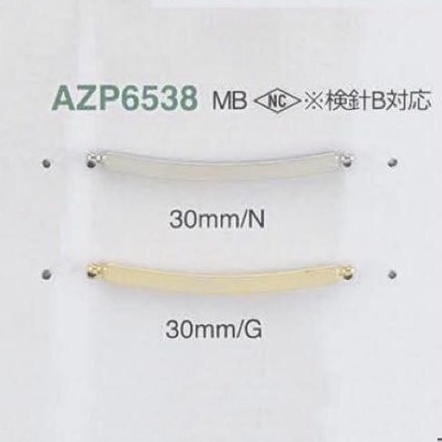 AZP6538 Brass Sew-on Metal Plate[Other Miscellaneous Goods] IRIS
