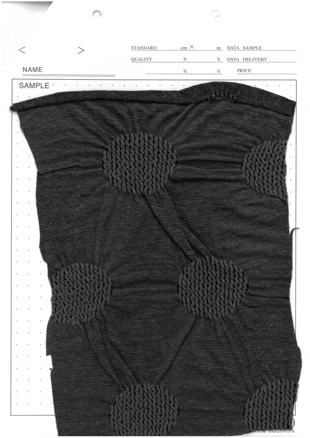 MKA2000 Knit Round JQ[Textile / Fabric] Marukyo Textile