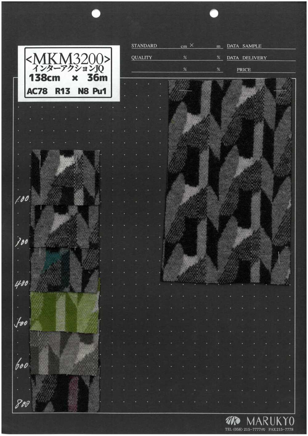 MKM3200 Interaction JQ[Textile / Fabric] Marukyo Textile