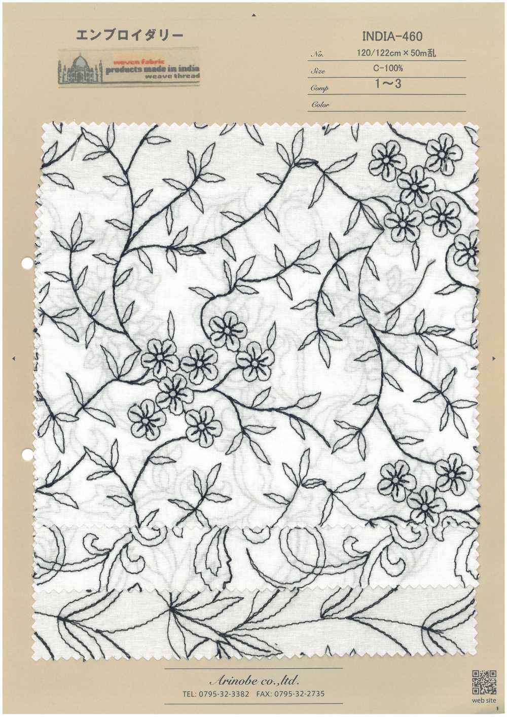INDIA-460 Embroidery[Textile / Fabric] ARINOBE