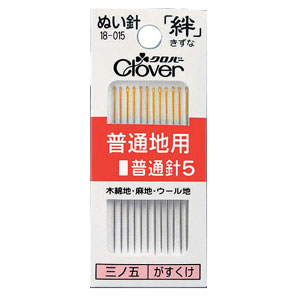 18015 Sewing Needle Kizuna Normal Fabric Normal Needle 5 R5[Handicraft Supplies] Clover