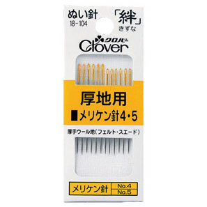 18104 Sewing Needle Kizuna Meriken Needle 4.5 Y4[Handicraft Supplies] Clover