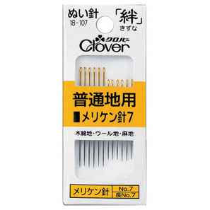 18107 Sewing Needle Kizuna Meriken Needle 7 Y7[Handicraft Supplies] Clover