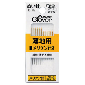 18109 Sewing Needle Kizuna Meriken Needle 9 Y9[Handicraft Supplies] Clover