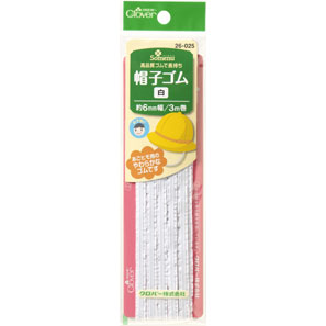 26025 Hat Elastic Band<White>[Handicraft Supplies] Clover