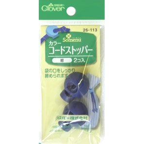 26113 Color Cord Stopper <Navy>[Handicraft Supplies] Clover