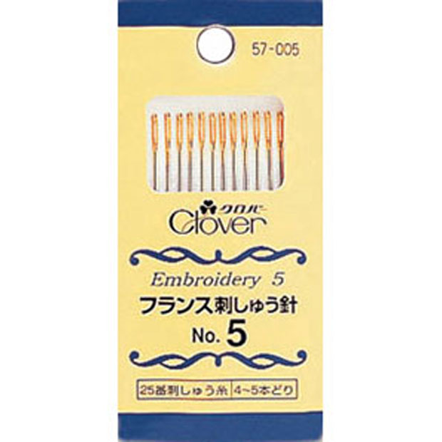 57005 French Embroidery Needle No. 5[Handicraft Supplies] Clover