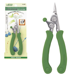 57253 Flat Pliers (With Stopper)[Handicraft Supplies] Clover