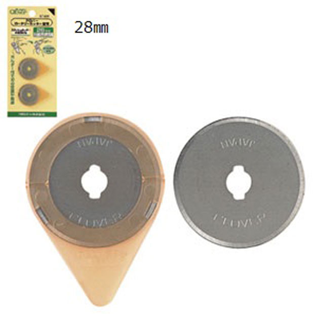 57504 Rotary Cutter Spare Blade 28mm[Handicraft Supplies] Clover