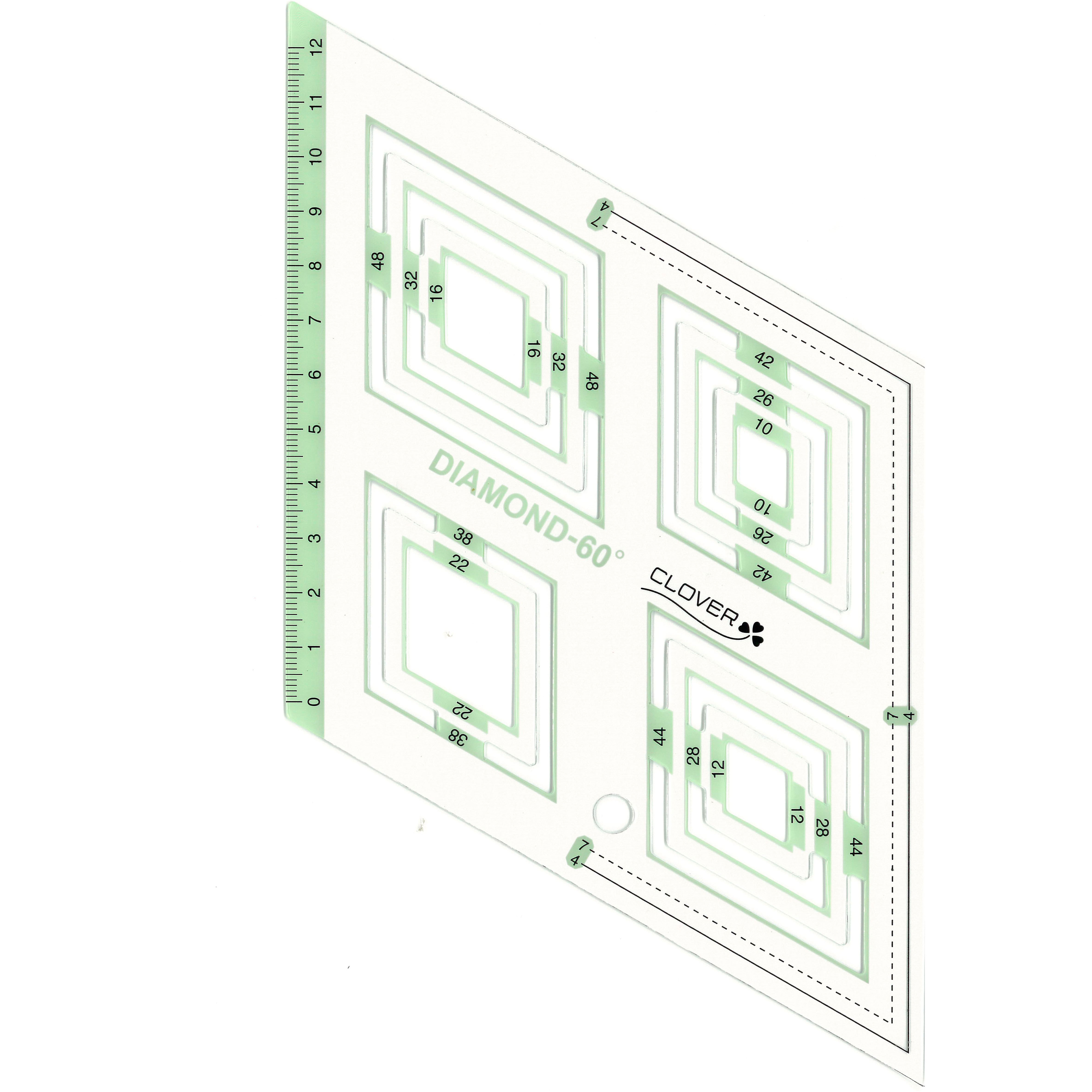 57996 Piece Template <Rhombus 60°>[Handicraft Supplies] Clover