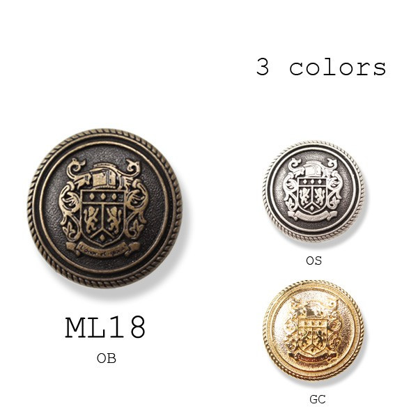 ML-18 Italy Metal Button UBIC SRL