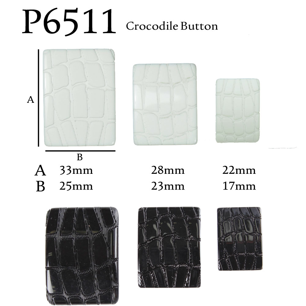 P6511 GAFFORELLI Croco Button GAFFORELLI