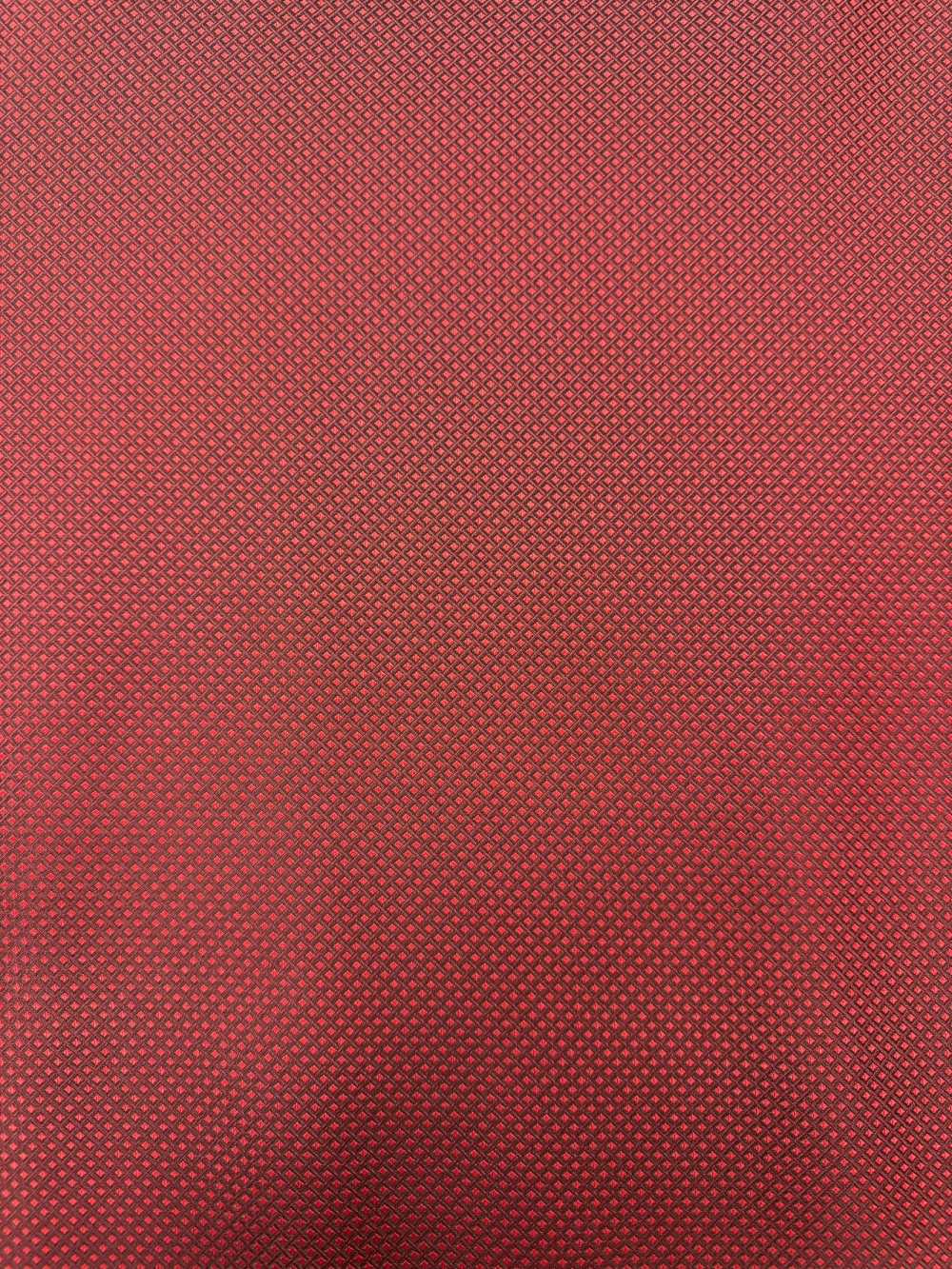 184E [outlet] Yamanashi Fujiyoshida 100% Silk Diagonal Checkered Pattern Wine Red[Textile] Yamamoto(EXCY)