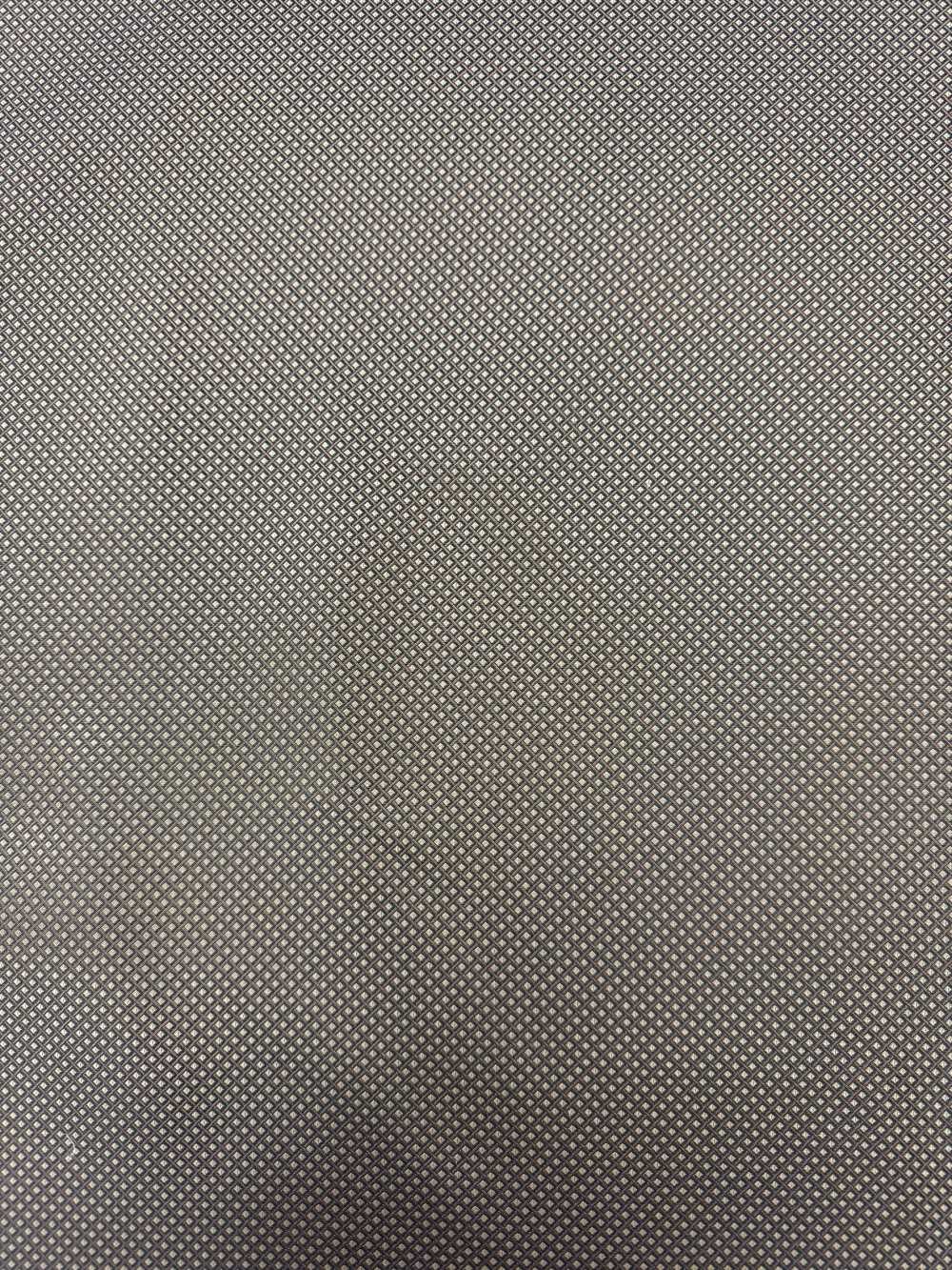 185BR [outlet] Yamanashi Fujiyoshida 100% Silk Diagonal Checkerboard Pattern Brown[Textile] Yamamoto(EXCY)