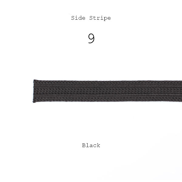 9 Side Striple Stripe Tape 100% Rayon Side Striple 18mm Width Black[Ribbon Tape Cord] Yamamoto(EXCY)