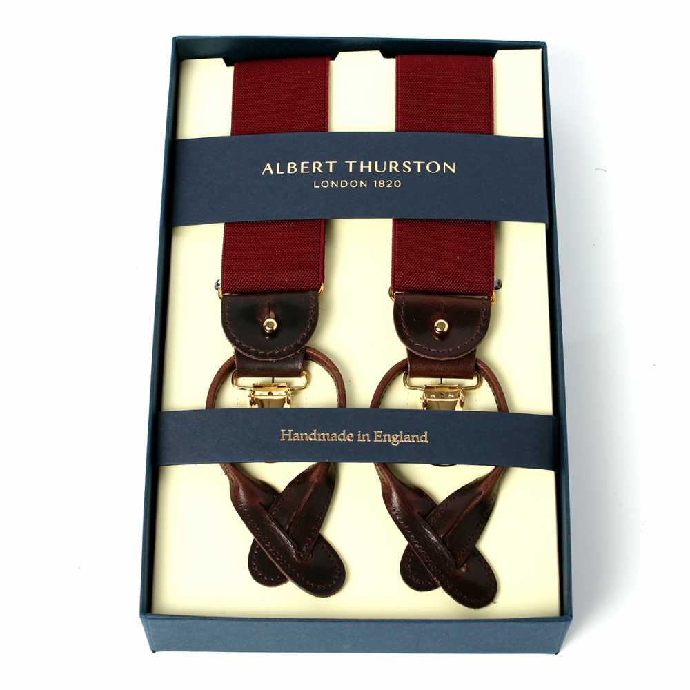 AT-WINE ALBERT THURSTON Wine Elastic 35mm[Formal Accessories] ALBERT THURSTON