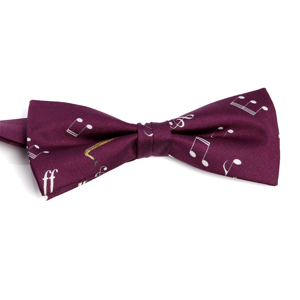 BF-JAZZ-WI Silk Print Butterfly Tie Jazz Wine[Formal Accessories] Yamamoto(EXCY)