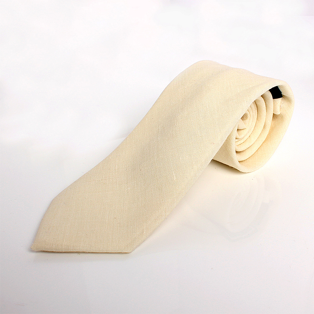 HLN-04 HARISSONS Linen Tie Beige[Formal Accessories] Yamamoto(EXCY)