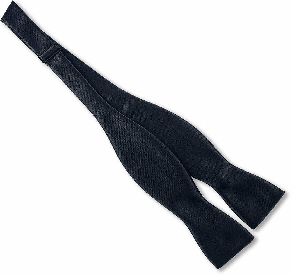 MT-100 Pure Silk Shawl Label Silk Fabric Used The Finest Hand-knot Bow Tie Navy Blue[Formal Accessories] Yamamoto(EXCY)
