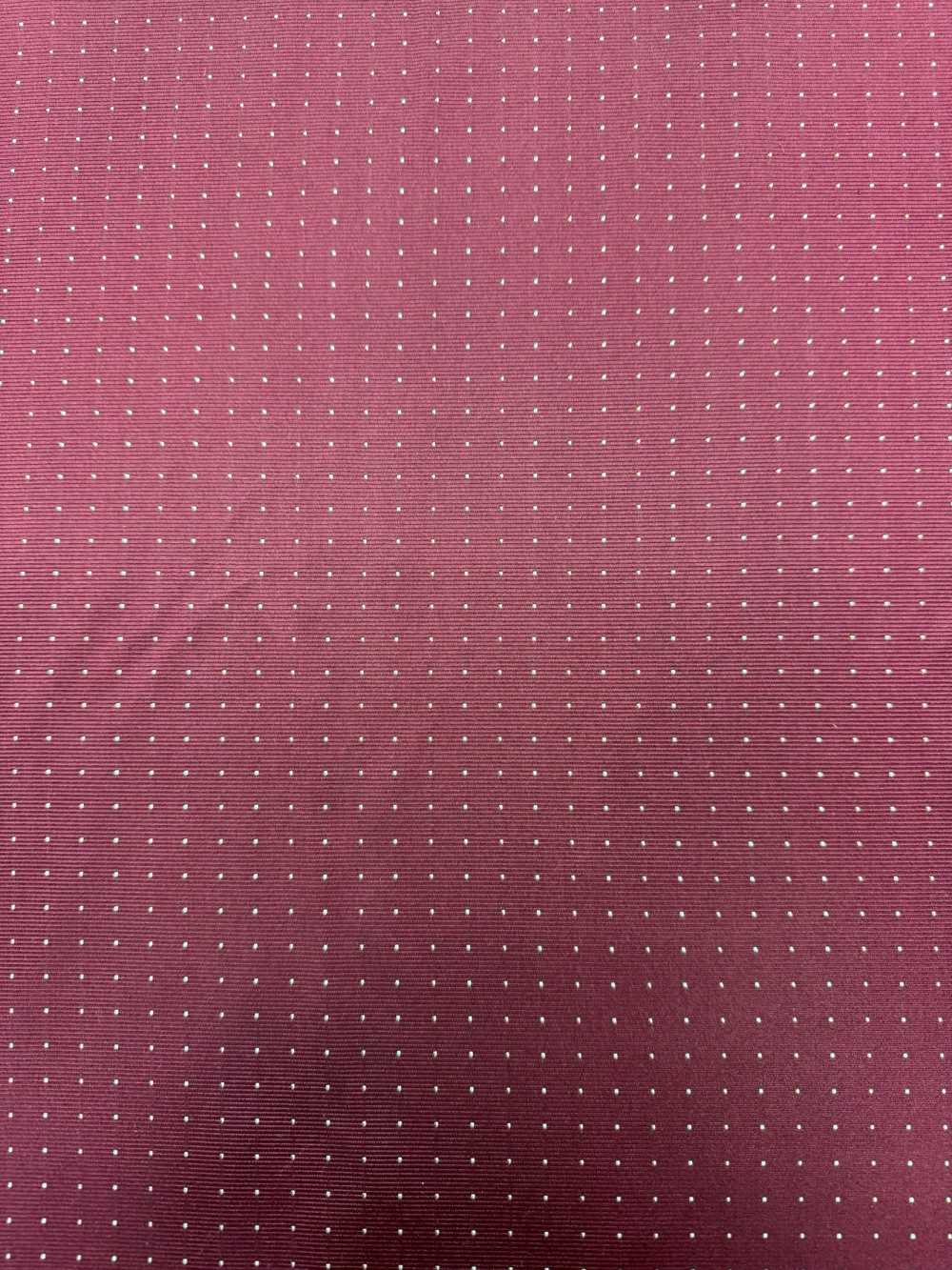 S-922 [outlet] Yamanashi Fujiyoshida 100% Silk Pin Dot Wine Red Dark Red[Textile] Yamamoto(EXCY)