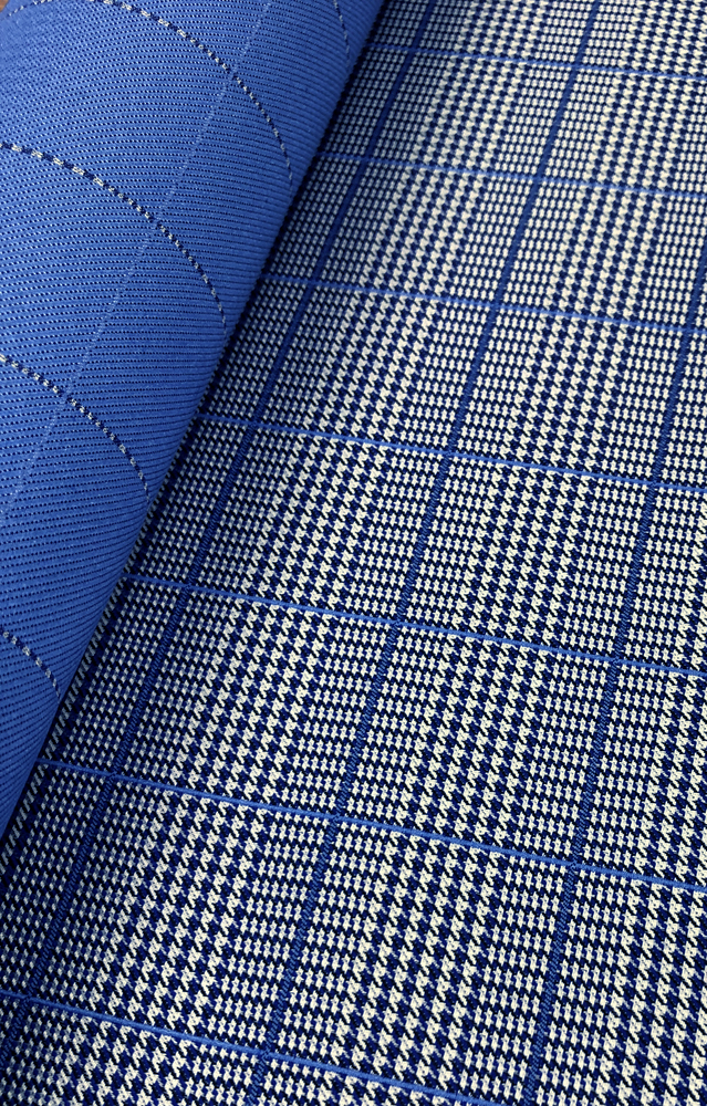 VANNERS-16 VANNERS British Silk Textile Glen Check VANNERS