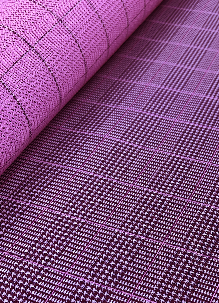 VANNERS-17 VANNERS British Silk Textile Glen Check [outlet] VANNERS