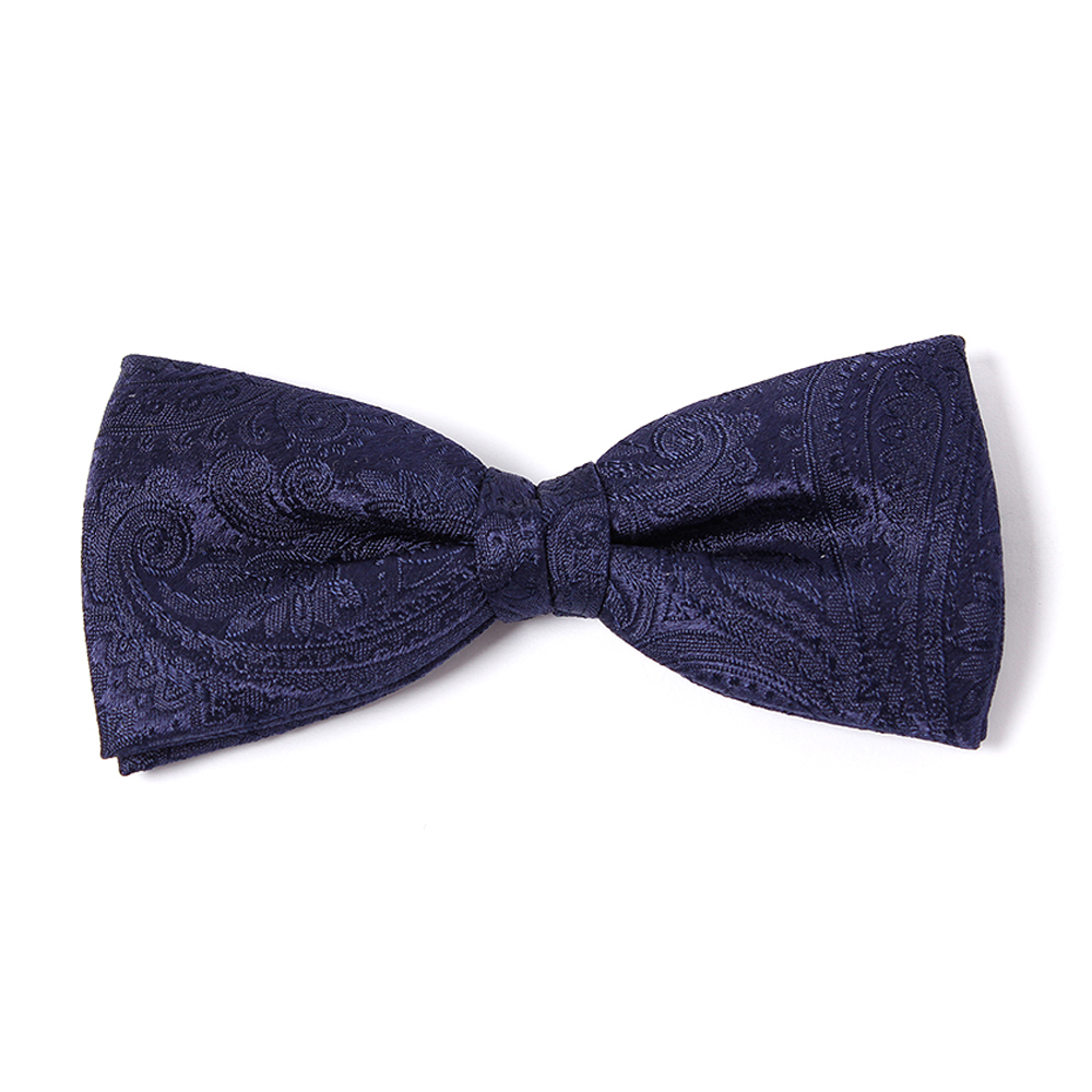 VBF-37 VANNERS Textile Used Bow Tie Paisley Pattern Navy Blue[Formal Accessories] Yamamoto(EXCY)