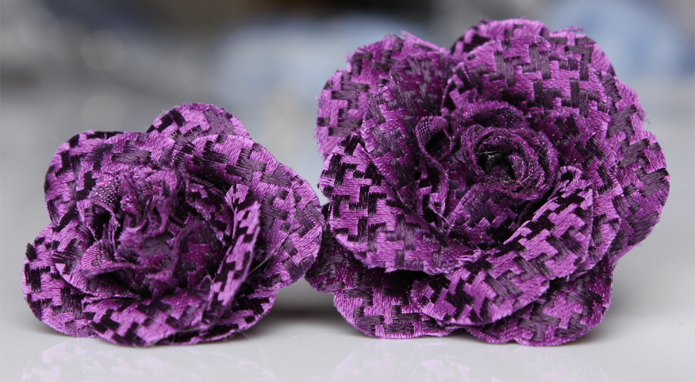 VBTA-14 VANNERS Boutonniere Houndstooth Purple[Formal Accessories] Yamamoto(EXCY)