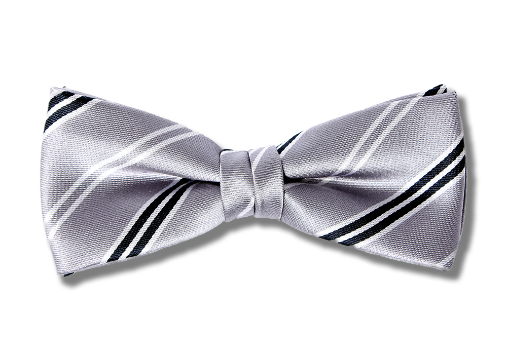 VBF-45 VANNERS Textile Used Bow Tie Silver[Formal Accessories] Yamamoto(EXCY)