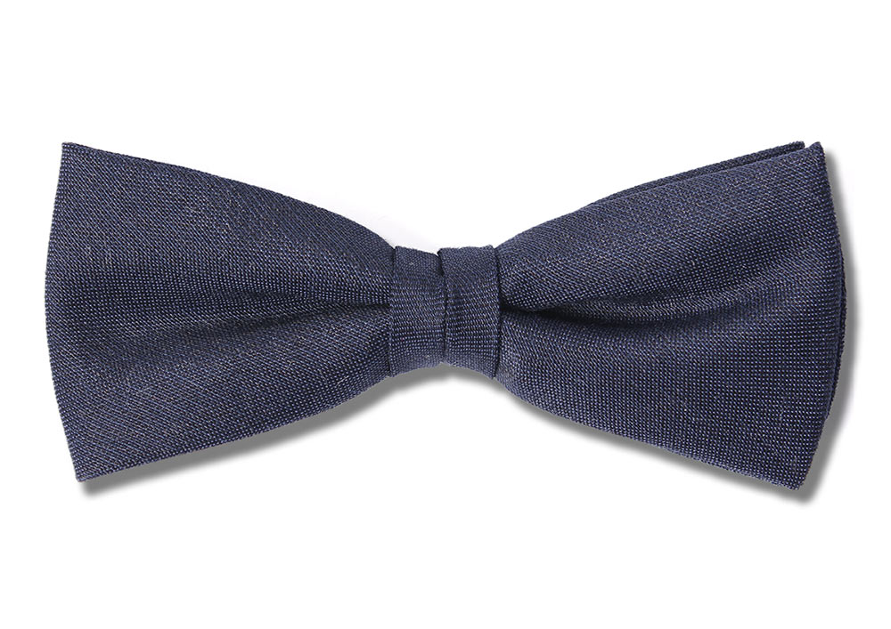 PBF-3 Pentagono Textile Used Dark Navy Blue Bow Tie[Formal Accessories] Yamamoto(EXCY)