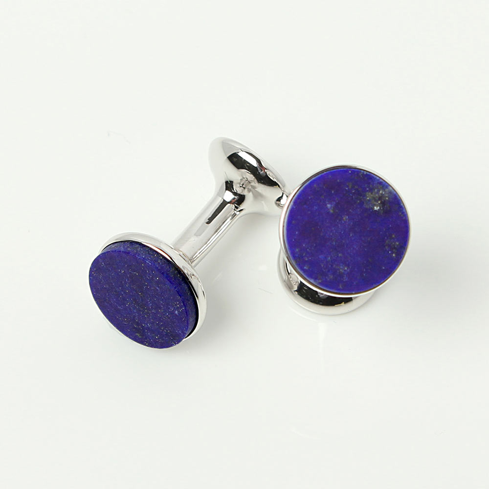 CO-C01-SI CODIS MAYA Lapis Lazuli Bow Cufflinks Silver[Formal Accessories] CODIS MAYA