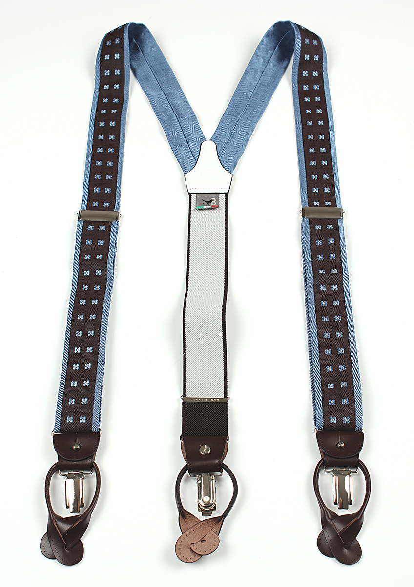 VAR-0161 BRETELLE & BRACES Small Pattern Suspenders[Formal Accessories] Bretelle & Braces