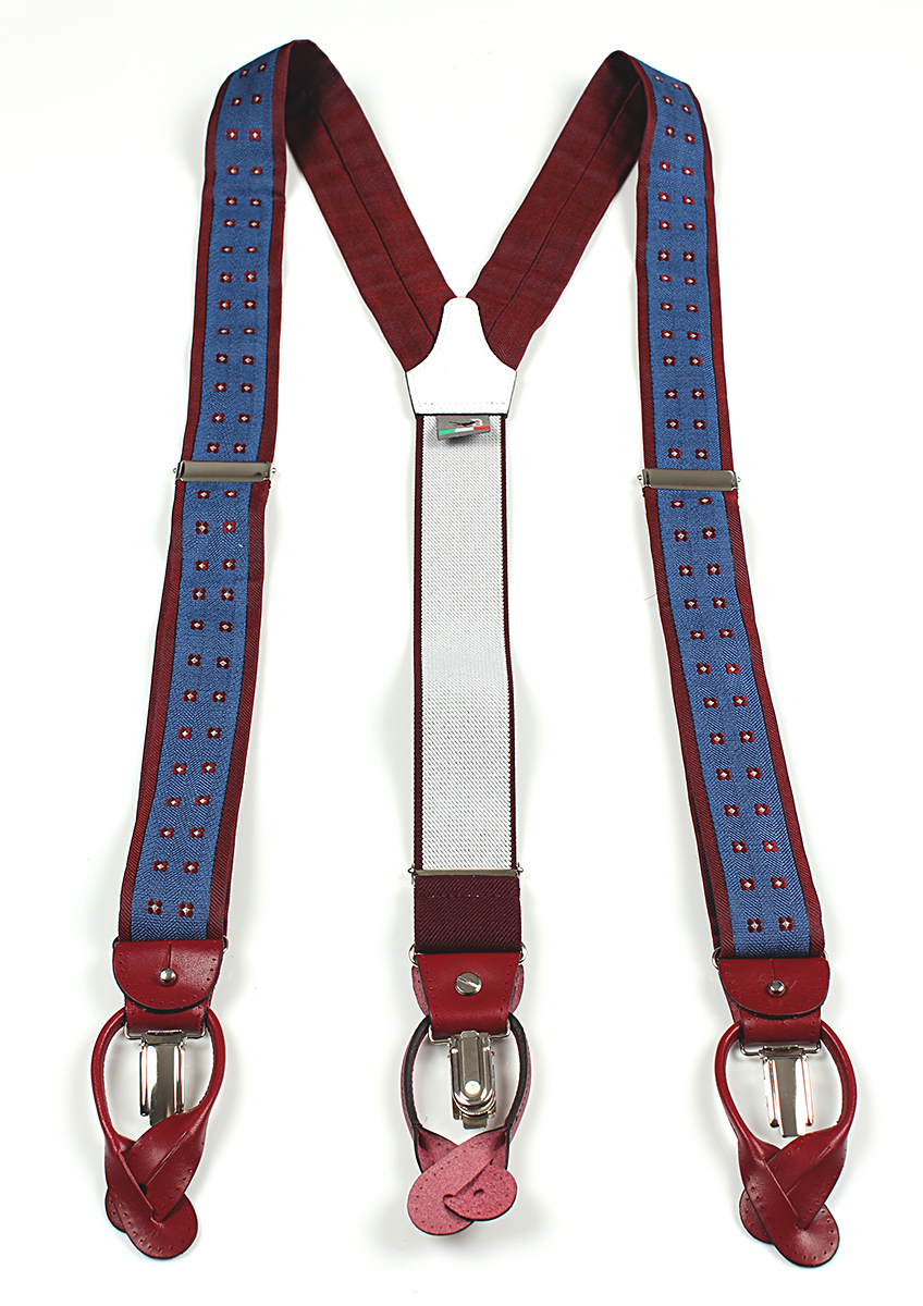 VAR-0162 BRETELLE & BRACES Small Pattern Suspenders[Formal Accessories] Bretelle & Braces