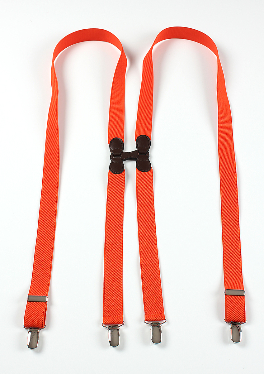 VAR-87 BRETELLE & BRACES Orange H Type Suspenders[Formal Accessories] Bretelle & Braces