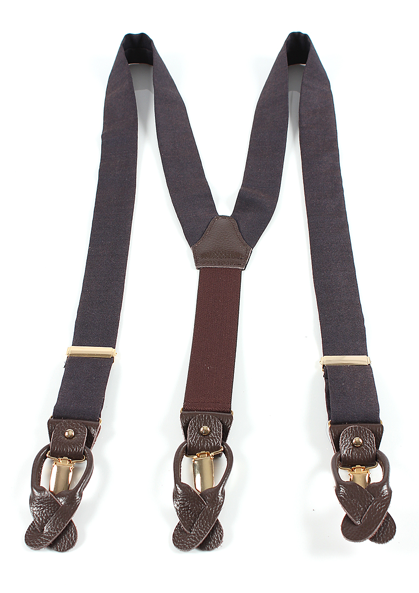 PSR-6 Use Pentagono Textile Brown Suspenders[Formal Accessories] Yamamoto(EXCY)