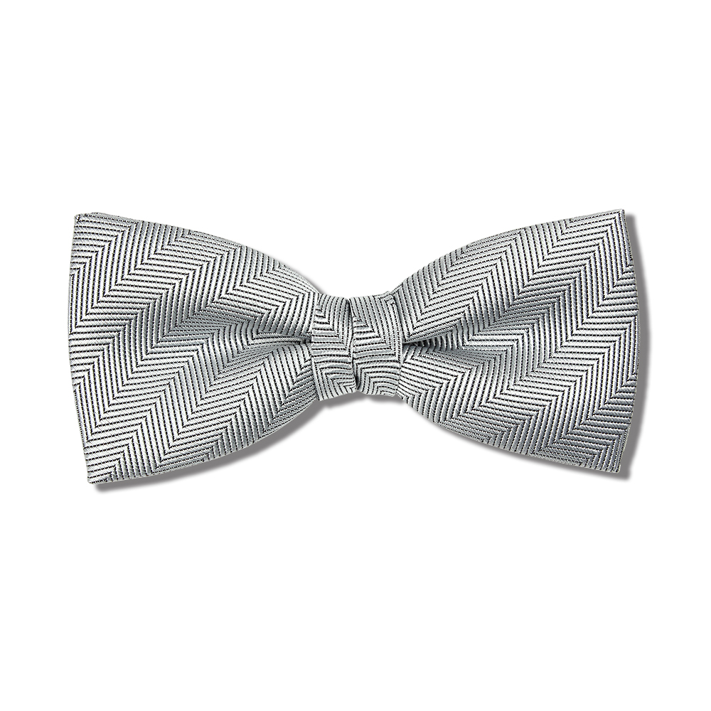 VBF-47 VANNERS Silk Bow Tie Herringbone Silver[Formal Accessories] Yamamoto(EXCY)