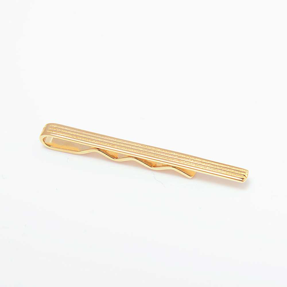 CO-T03-GD CODIS MAYA Striped Tie Bar Gold[Formal Accessories] CODIS MAYA