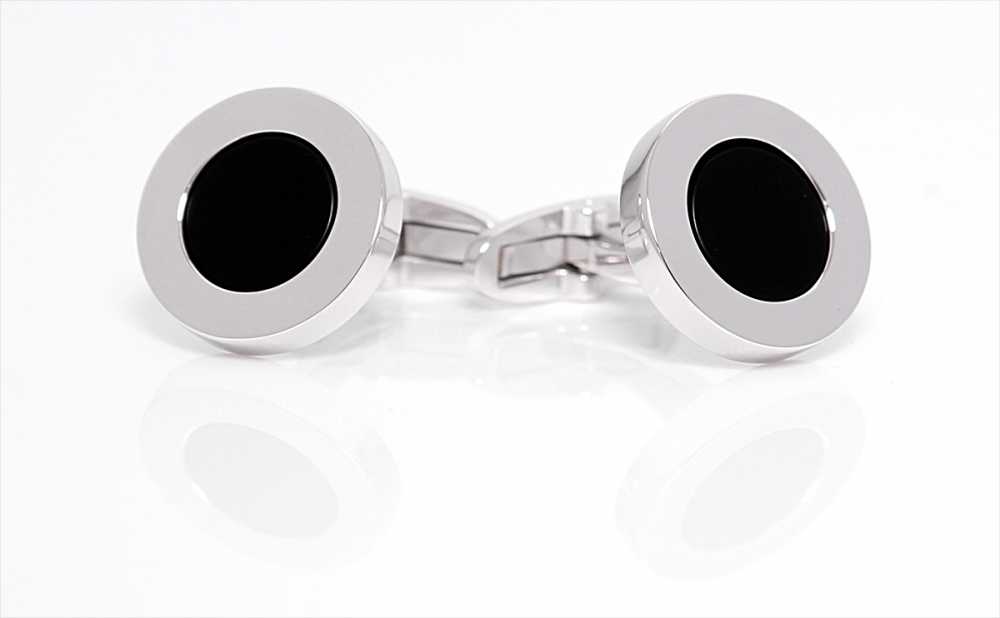 CU925-2G-C EXCY LEGEND Sterling Silver Cufflinks Onyx[Formal Accessories] Yamamoto(EXCY)