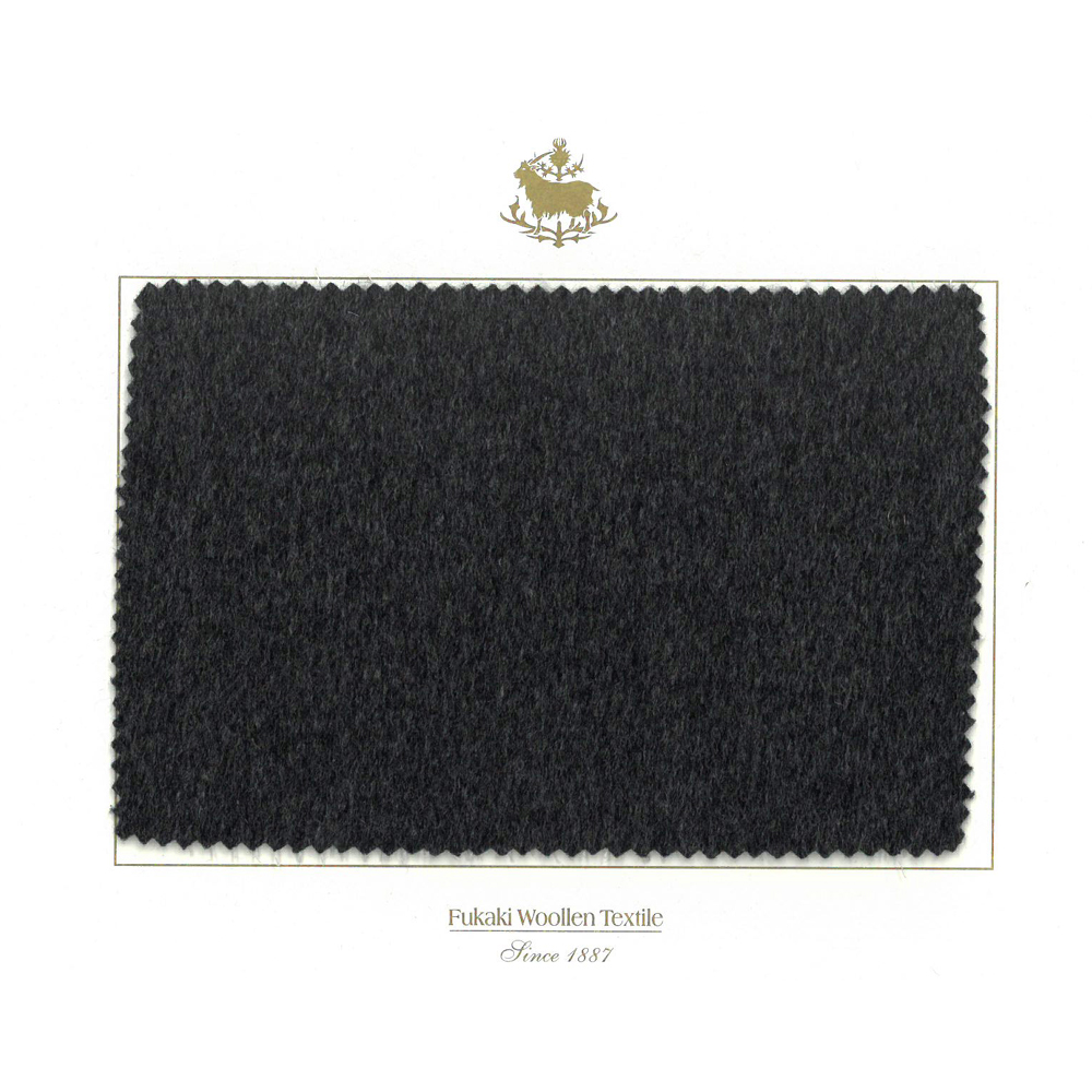 5776 Fukaki Woolen Cashmere River Textile Made In Japan FUKAKI