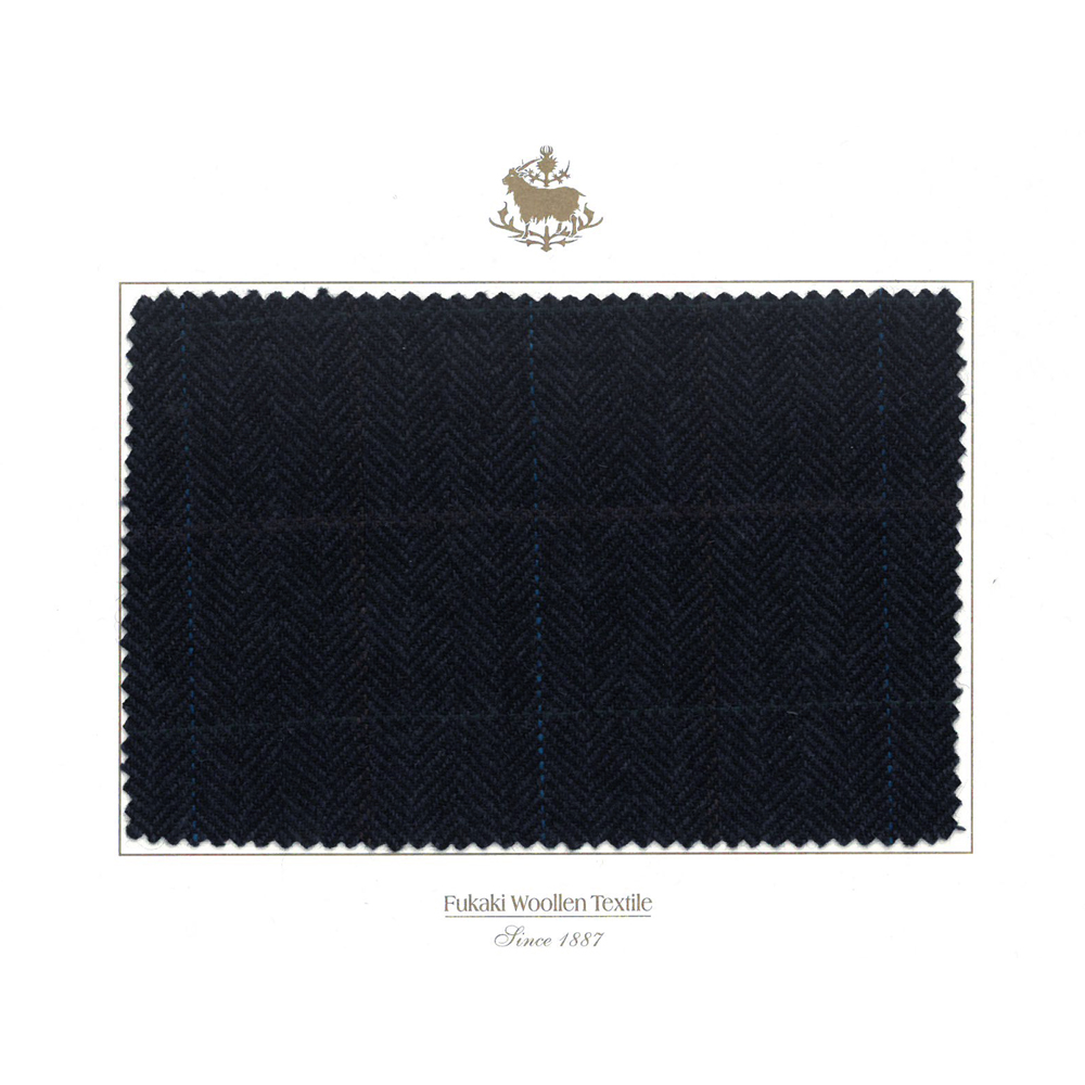 1676 Fukaki Woven Made In Japan Guanaco Blend Cashmere Textile FUKAKI